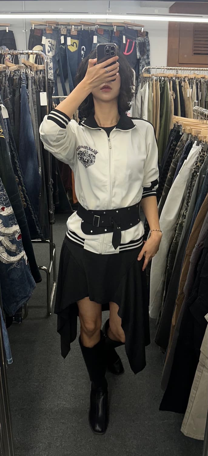 L)barcodes 빈티지 트랙탑 집업 져지 상품이미지1