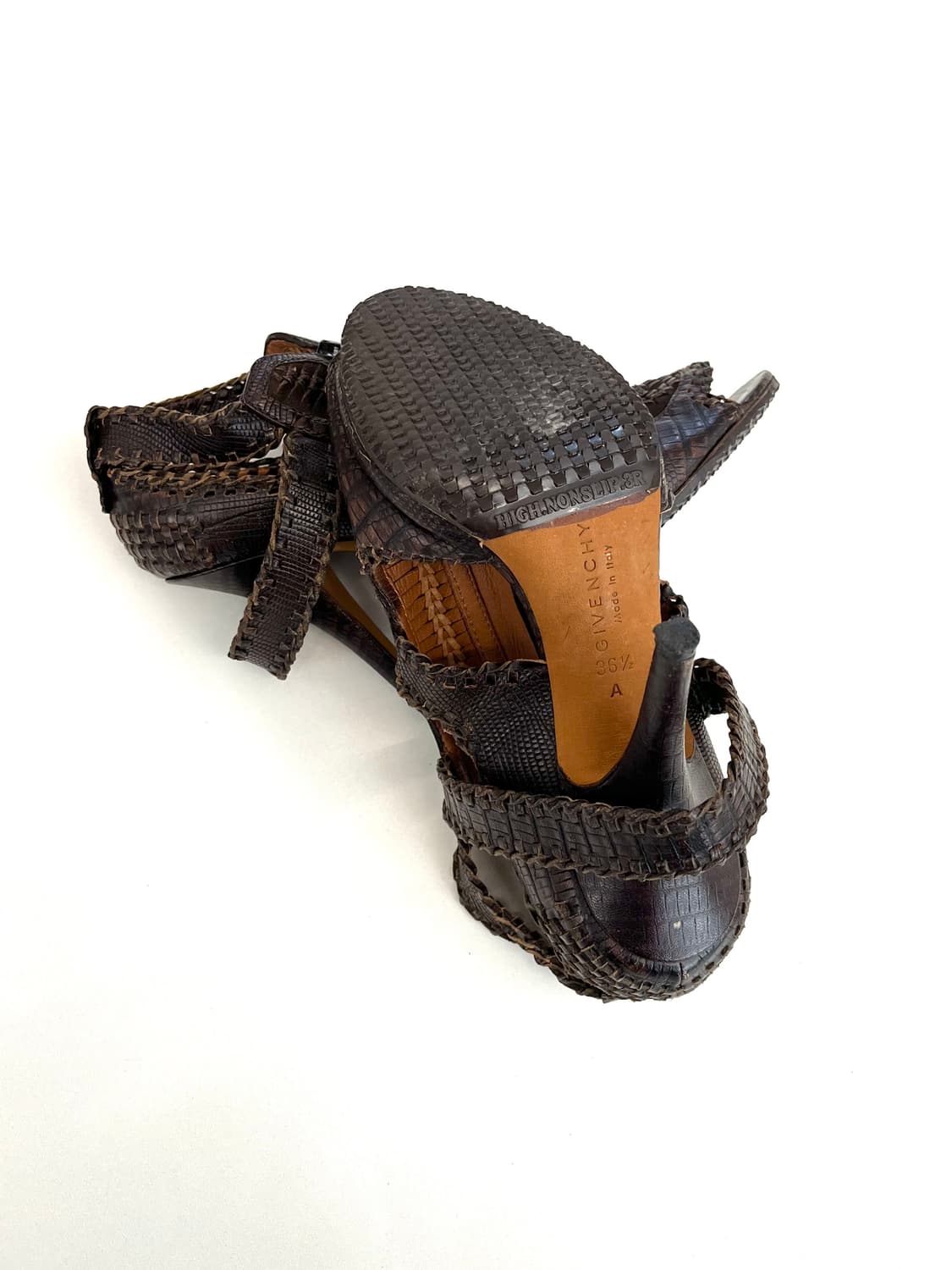 지방시 2010s 리카르도 티시 리자드 레더 힐 상품이미지8