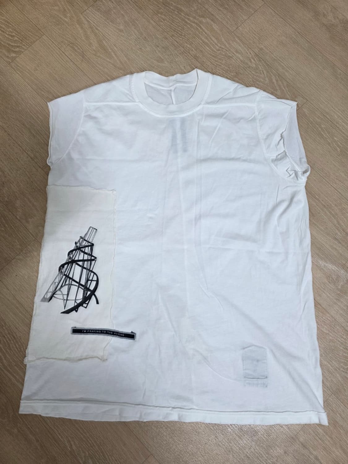 릭오웬스 다크쉐도우 19SS 캡소매티 슬리브리스 상품이미지1