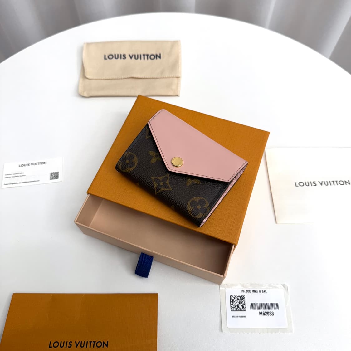 [풀박스] 루이비통 조에월릿 반지갑 핑크 상품이미지1