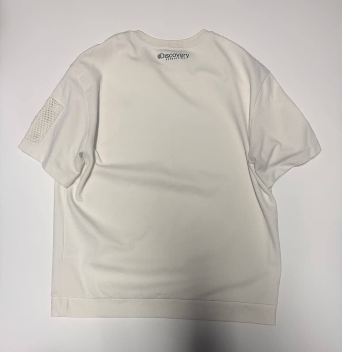 디스커버리 23년도 사이드 원 포켓 반팔 티셔츠 2XL 크림 상품이미지2