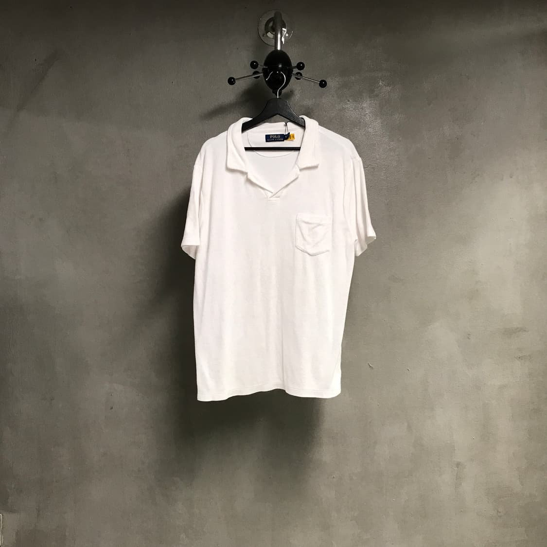 폴로 랄프로렌 QR 반팔 카라티 화이트 XL 상품이미지1