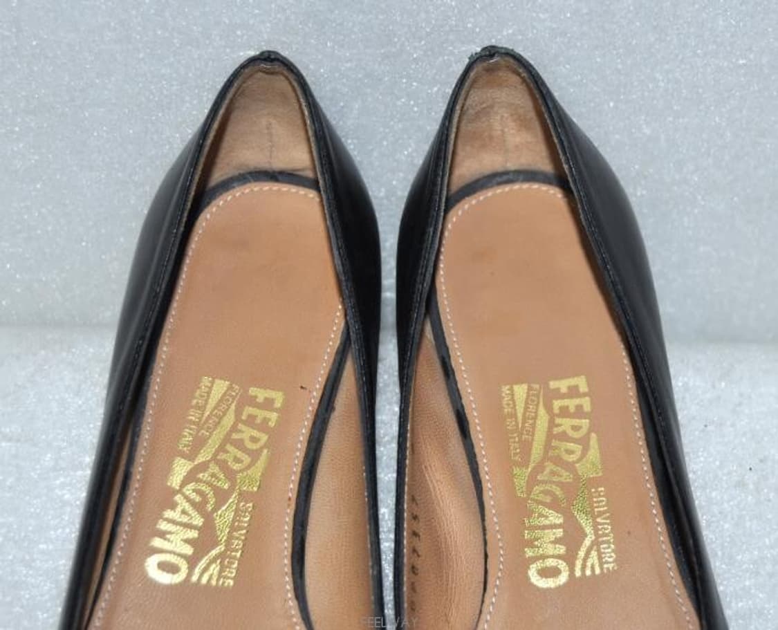 페레가모/여성플랫간치니가죽구두(사이즈230)정품 상품이미지8