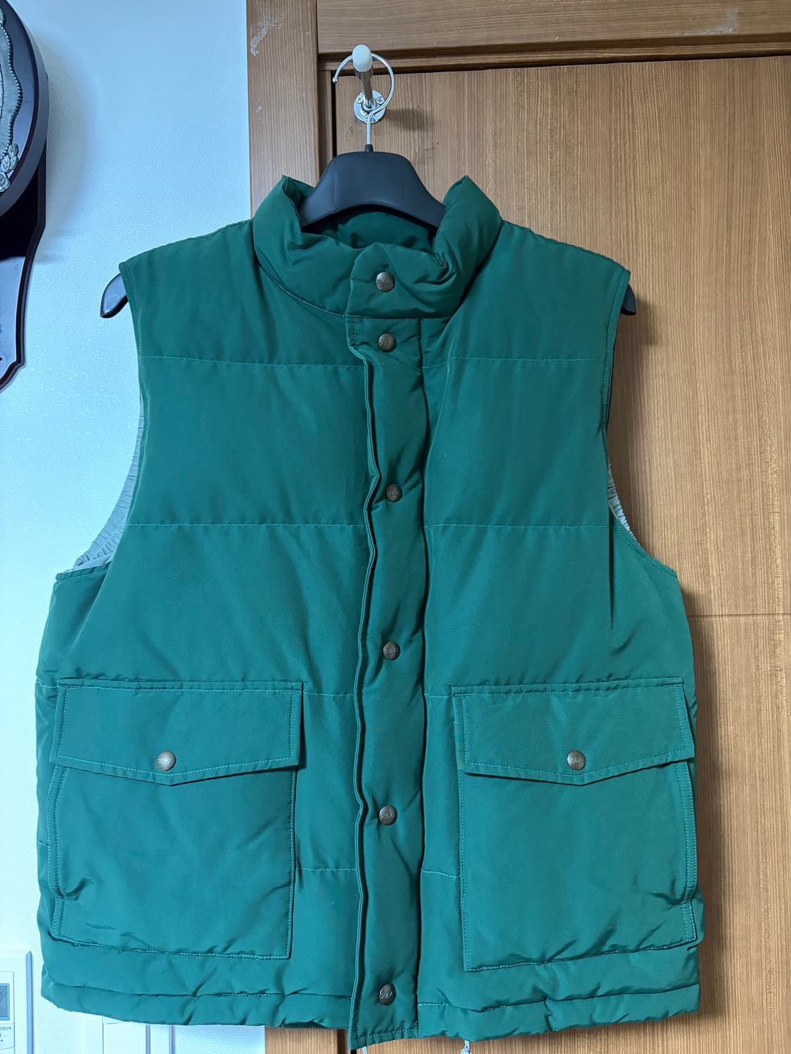 [M] 카키스 트레일 덕 다운 베스트 포레스트 그린 상품이미지2