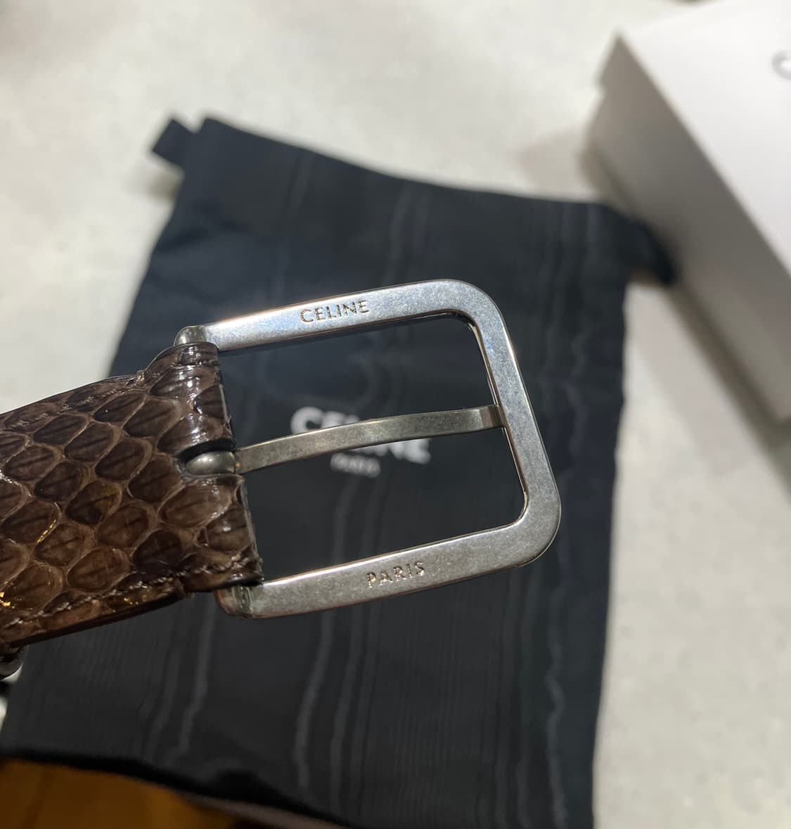 Celine 셀린 - 20시즌 Water Snake Belt 상품이미지3