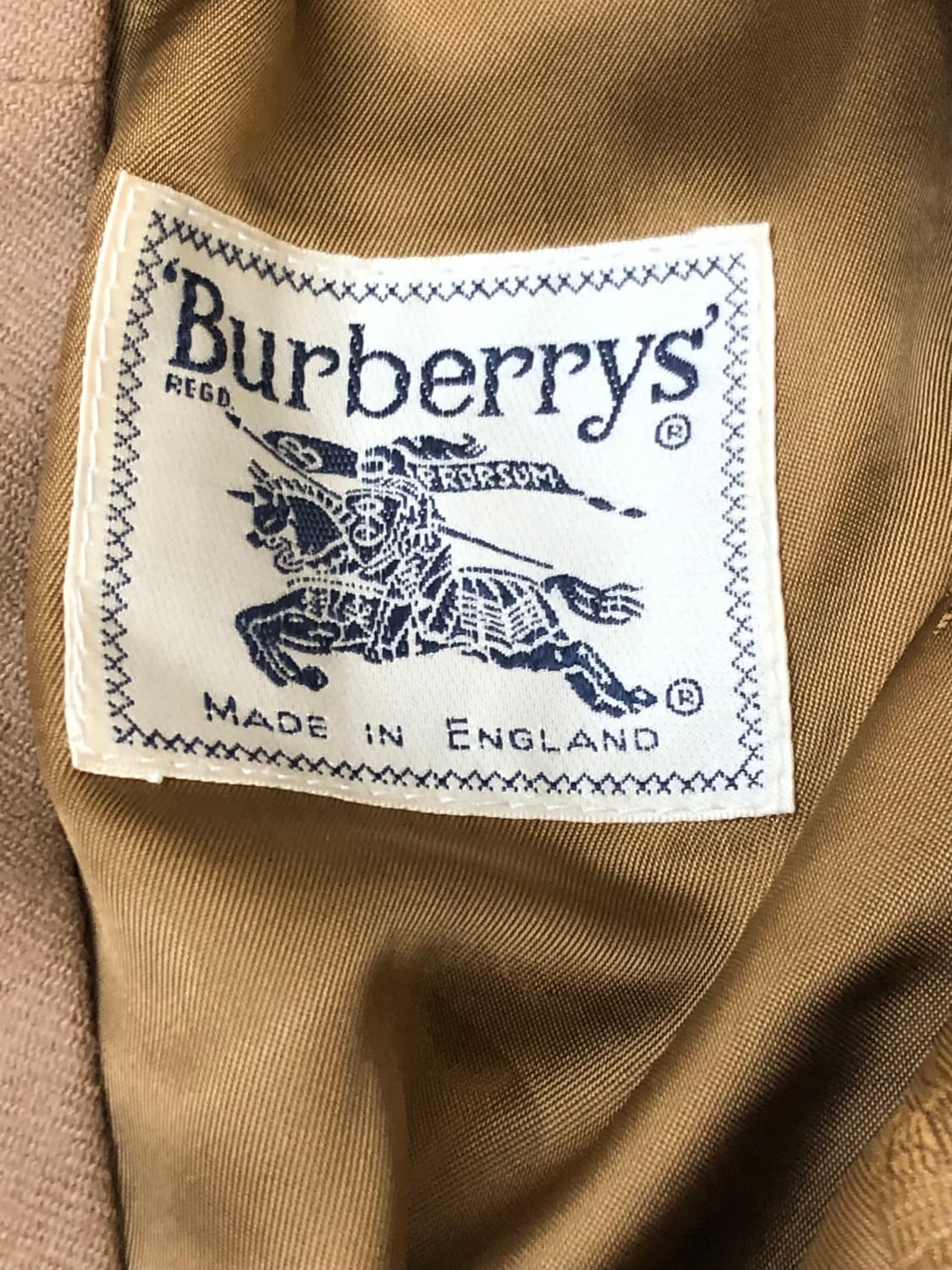 Berberry 버버리 아카이브 금장 울 블레이저 자켓 상품이미지8