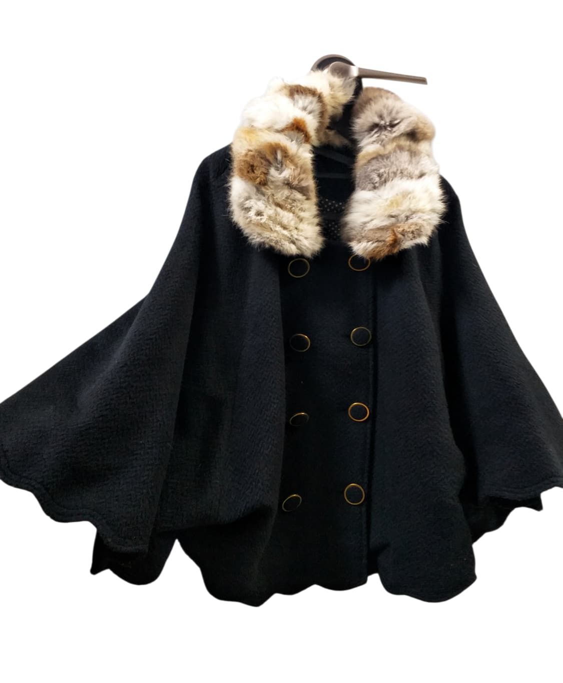 빈티지 망토 판쵸케이프코트 달천 공겜여주 긱시크 히메로맨틱갸루 핀터깔펑크 상품이미지1