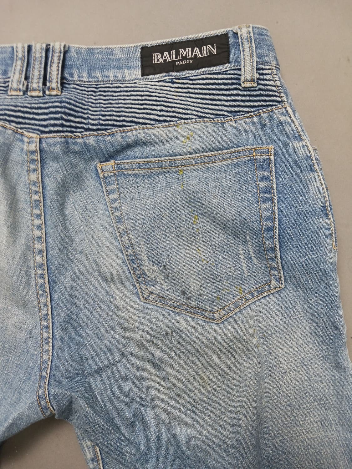 [34] 발망 더티오일 바이커진 청바지 상품이미지9