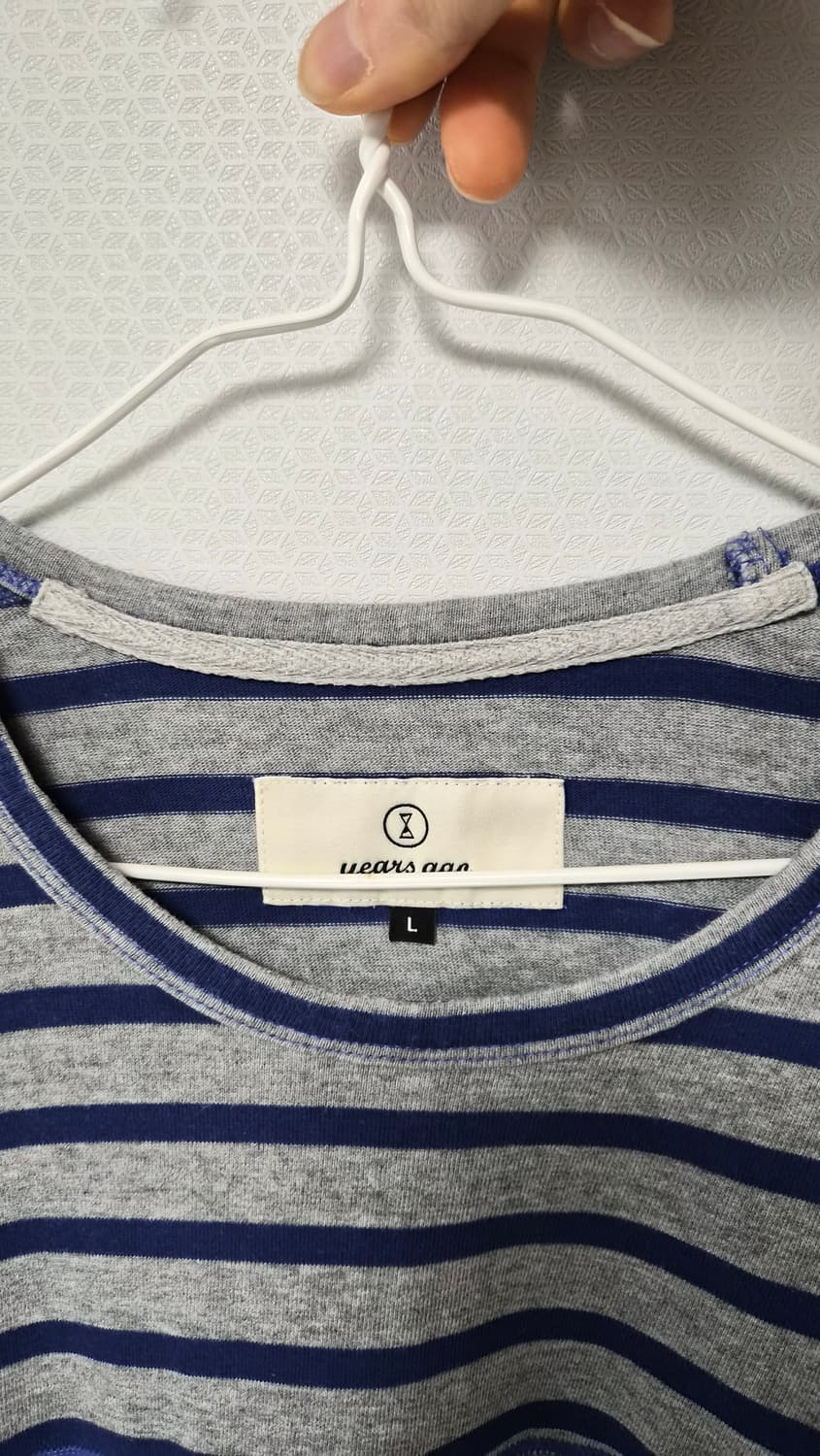 키미님 추천! 이얼즈어고 스트라이프 긴팔 티셔츠 L 상품이미지4