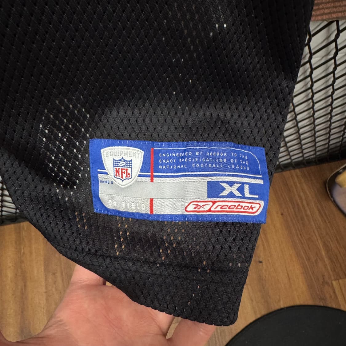 00s 리복 X NFL 온 필드 팰컨스 마이클 빅 저지 블랙 상품이미지9