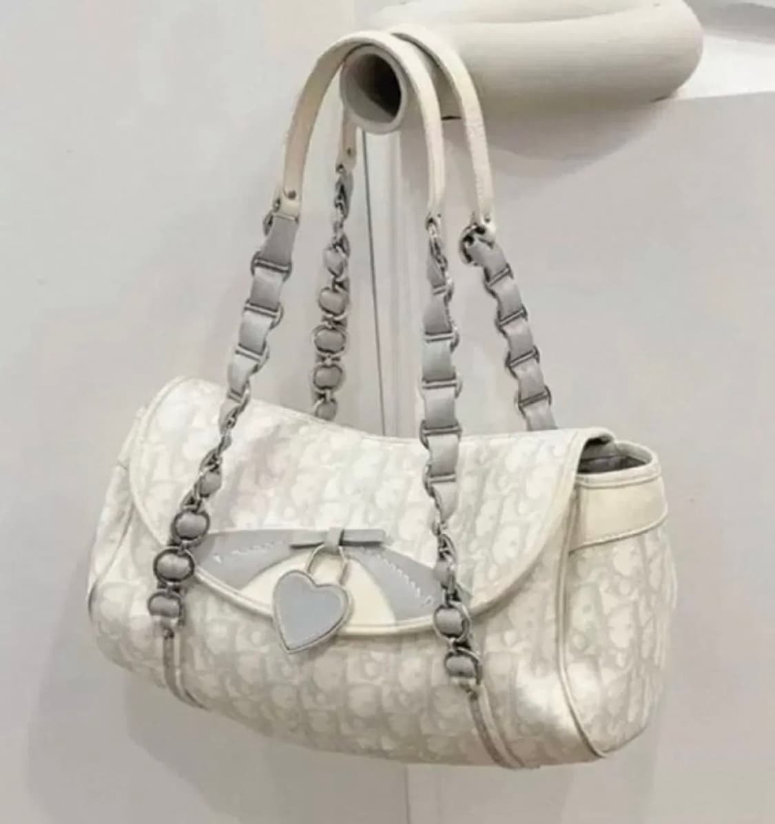 새상품 디올 로맨틱 하트백 그레이 오블리크 빈티지 백 상품이미지1