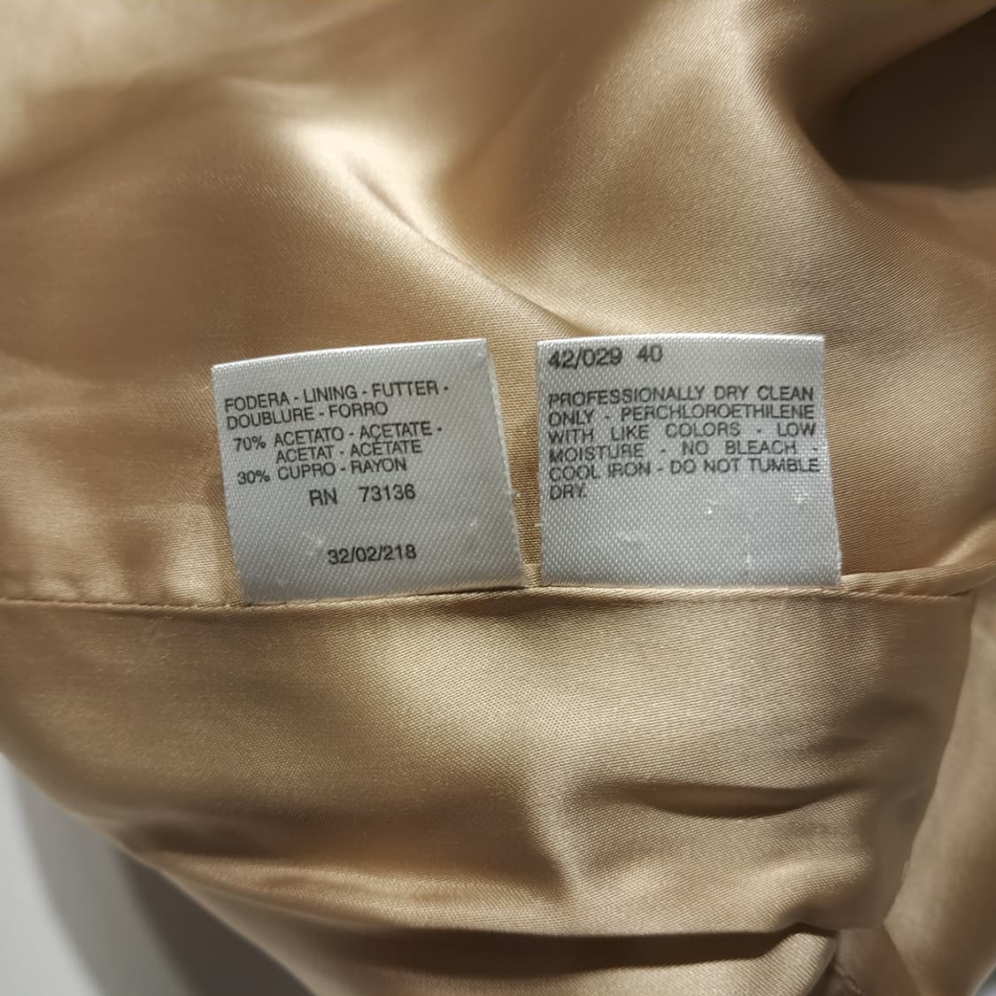 CL285 XL 막스마라 90s 이태리판 울 와이드라펠 카멜베이지 코트 상품이미지5