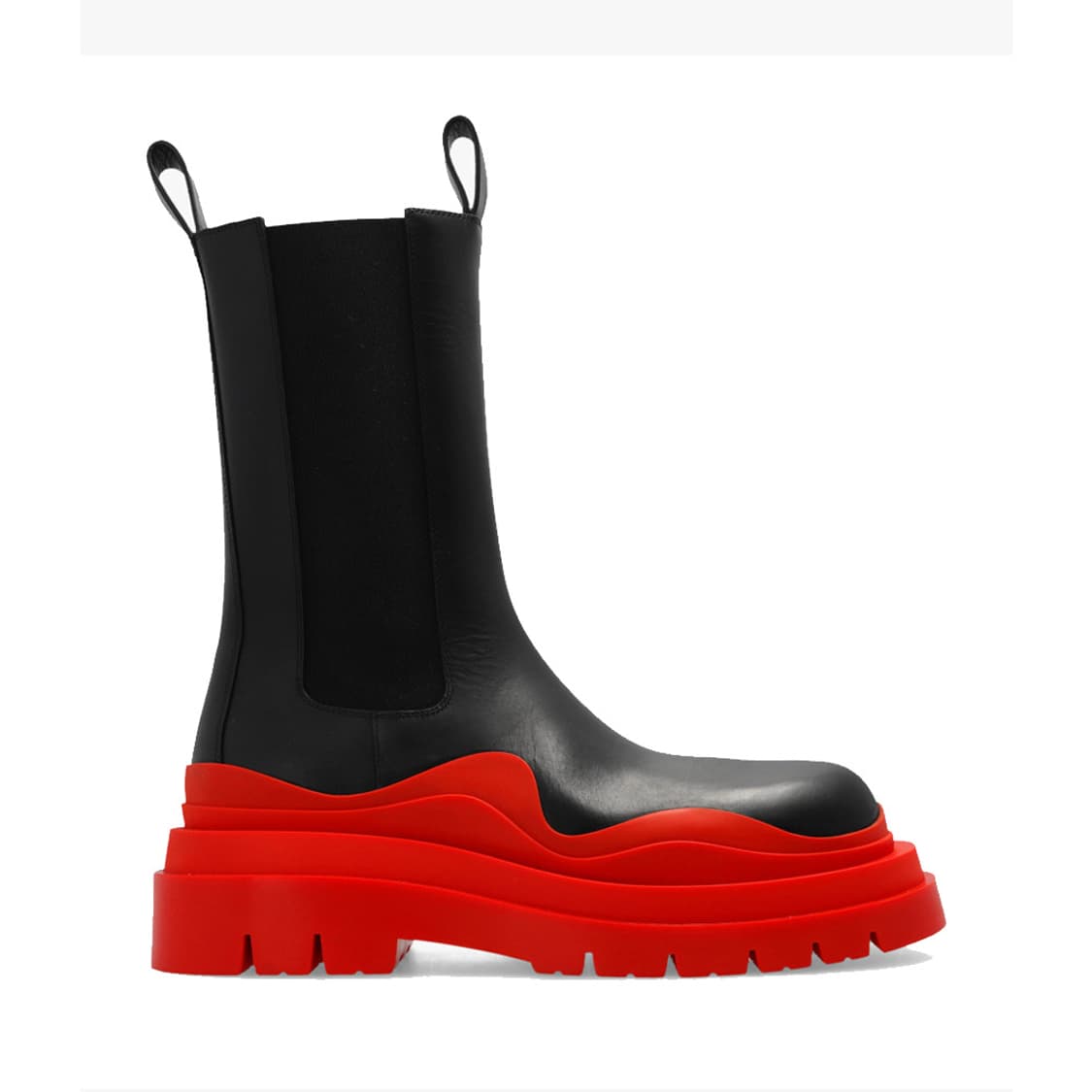 새상품 보테가 베네타 타이어 첼시 부츠 블랙 선버스트 상품이미지3