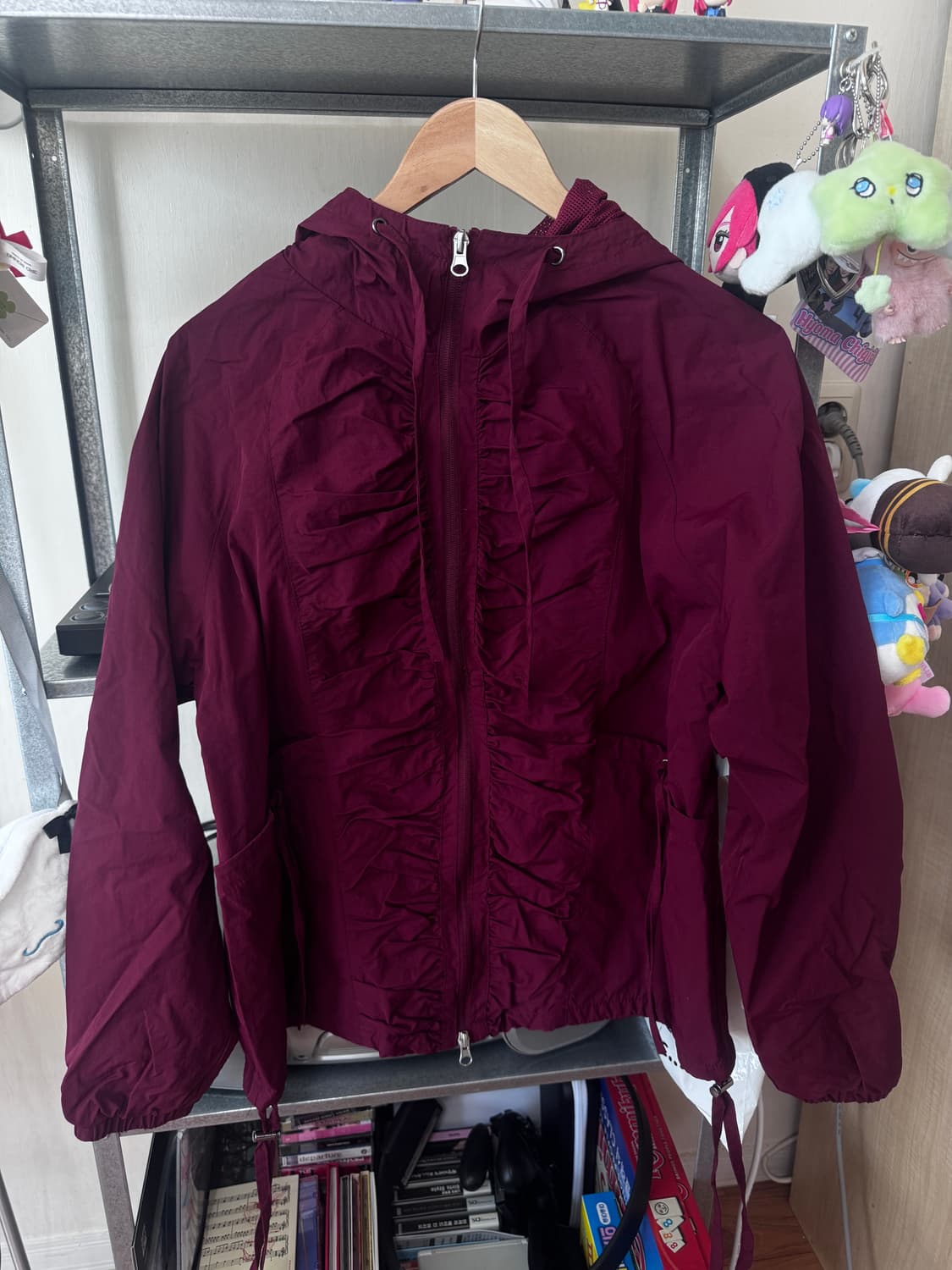 팬시클럽 셔링 윈드브레이커 상품이미지1