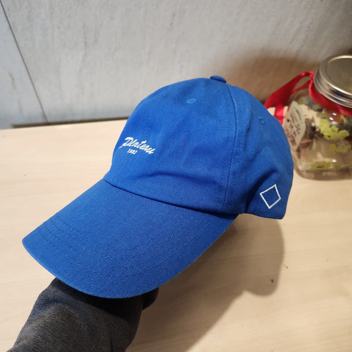PLATEAU.n 블루 볼캡 | Plateau 1982 미니 로고 캡  상품이미지4