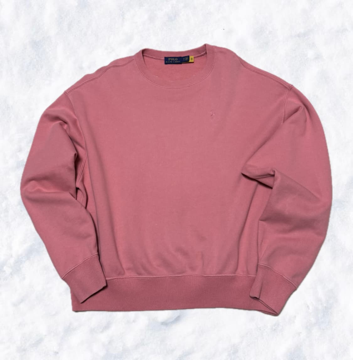 폴로 랄프로렌 핑크 맨투맨 (QR) 상품이미지1