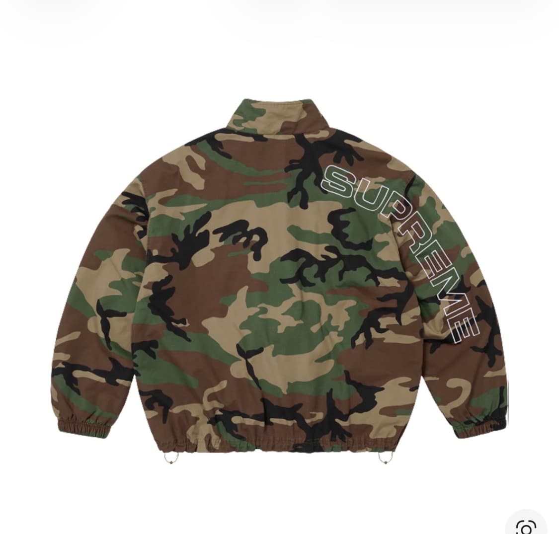 슈프림 스펠아웃 자수 립스탑 트랙 자켓 우드랜드 카모 - 25FW 상품이미지3