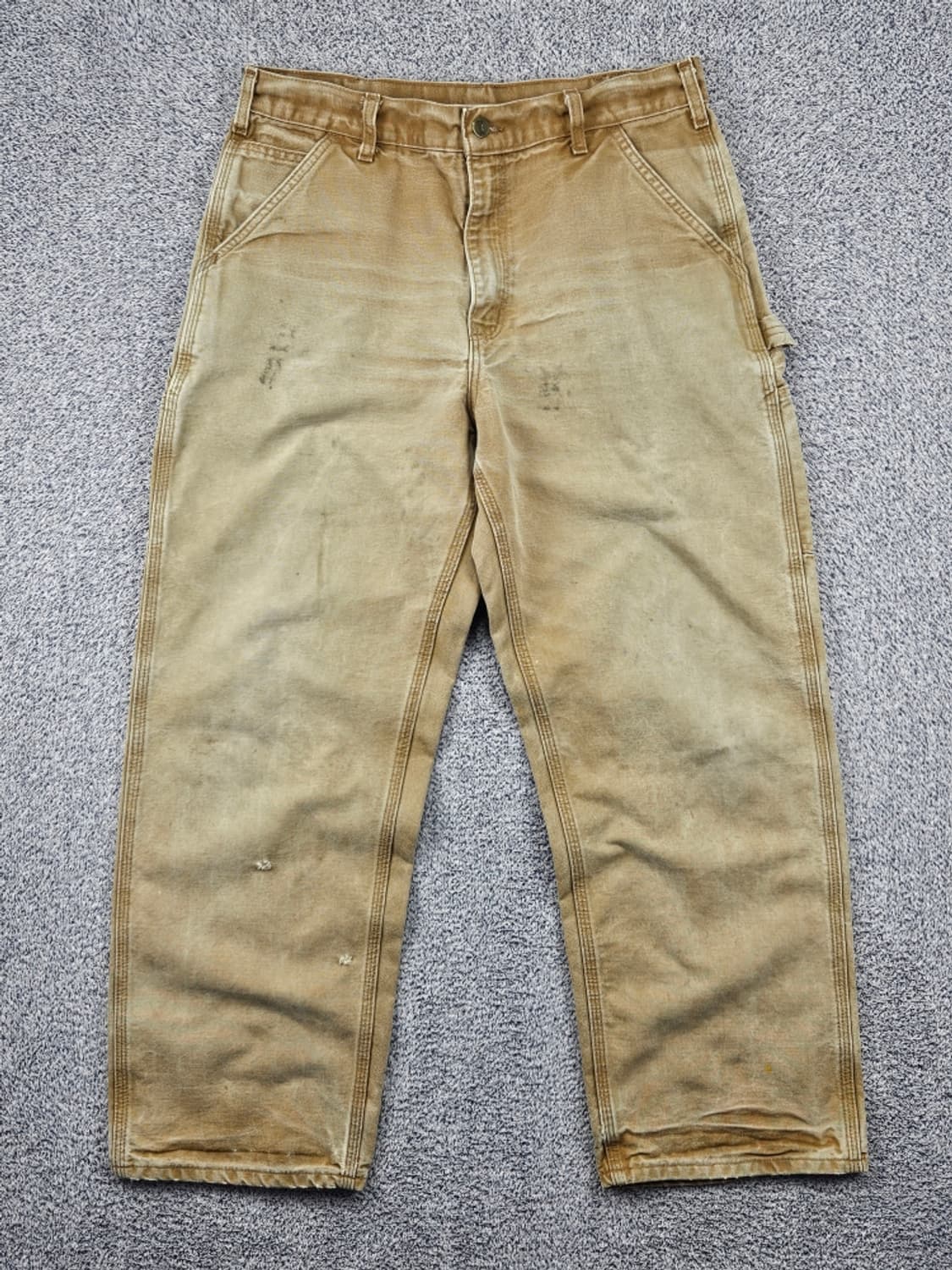 USA 칼하트 덕캔버스 싱글니 카펜터 워크팬츠 (34X30)/ 11733 상품이미지1