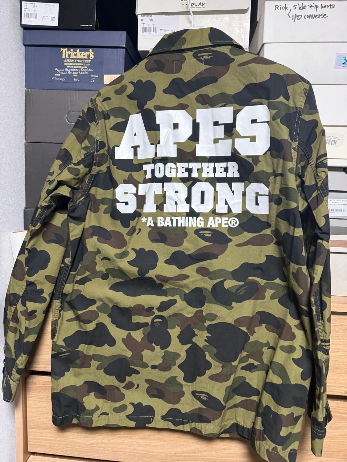 베이프 녹계 필드 자켓 상품이미지7