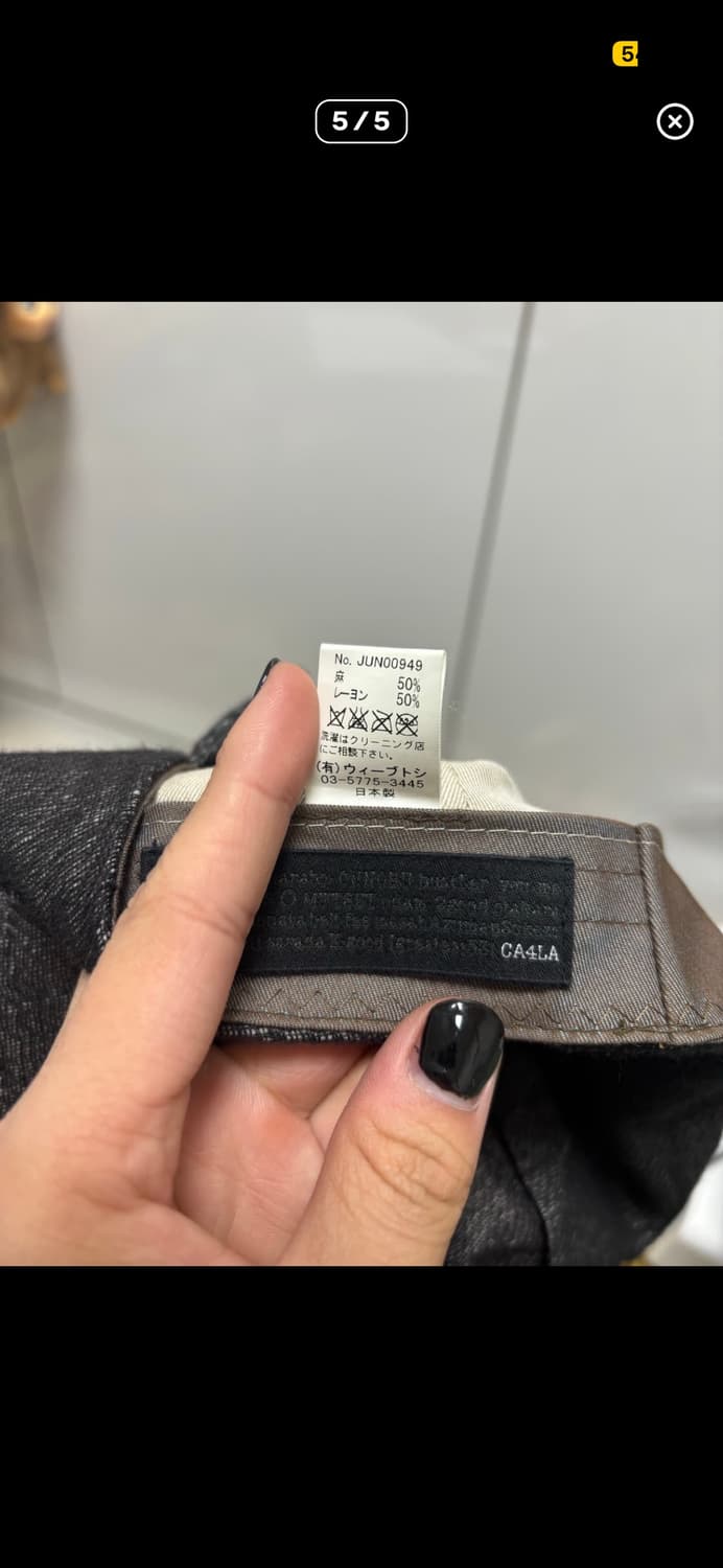 Ca4la drape work cap 상품이미지5