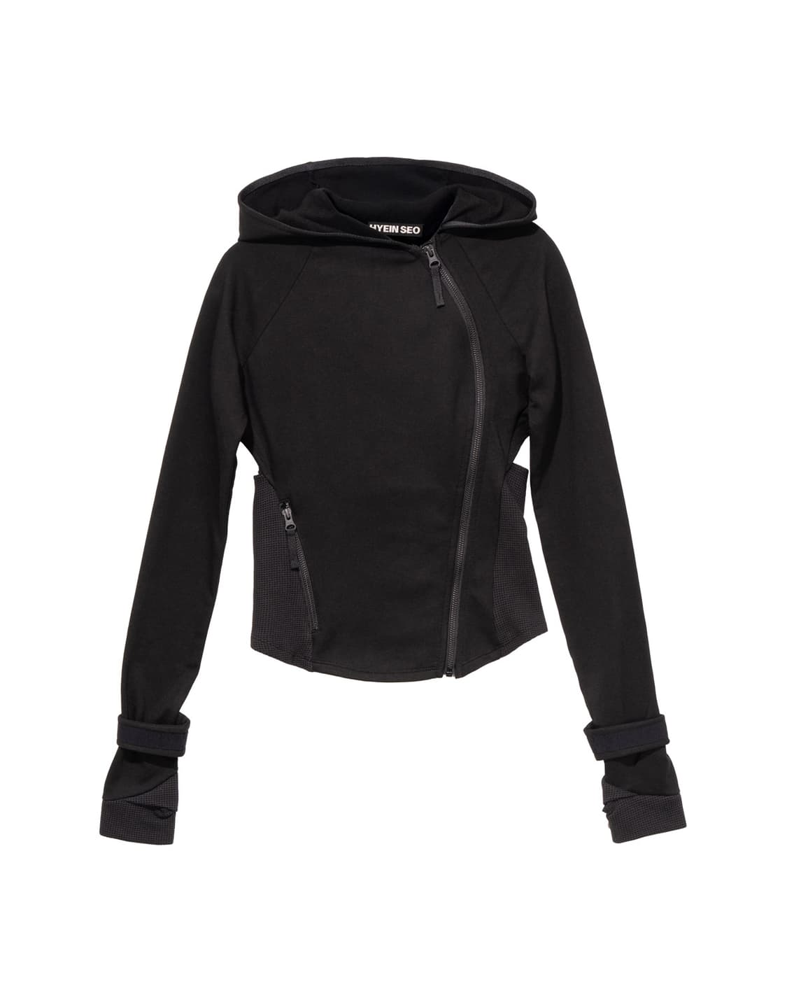 Hooded Asymmetric Zip Top 헤인서 후드집업 상품이미지1