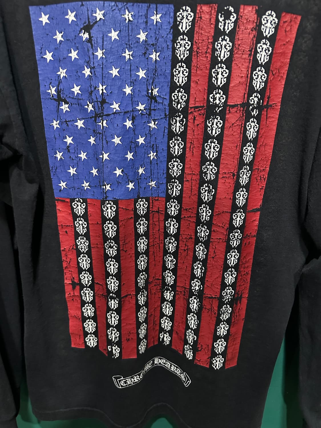 크롬하츠 아메리칸 플레그 긴팔티M 상품이미지9