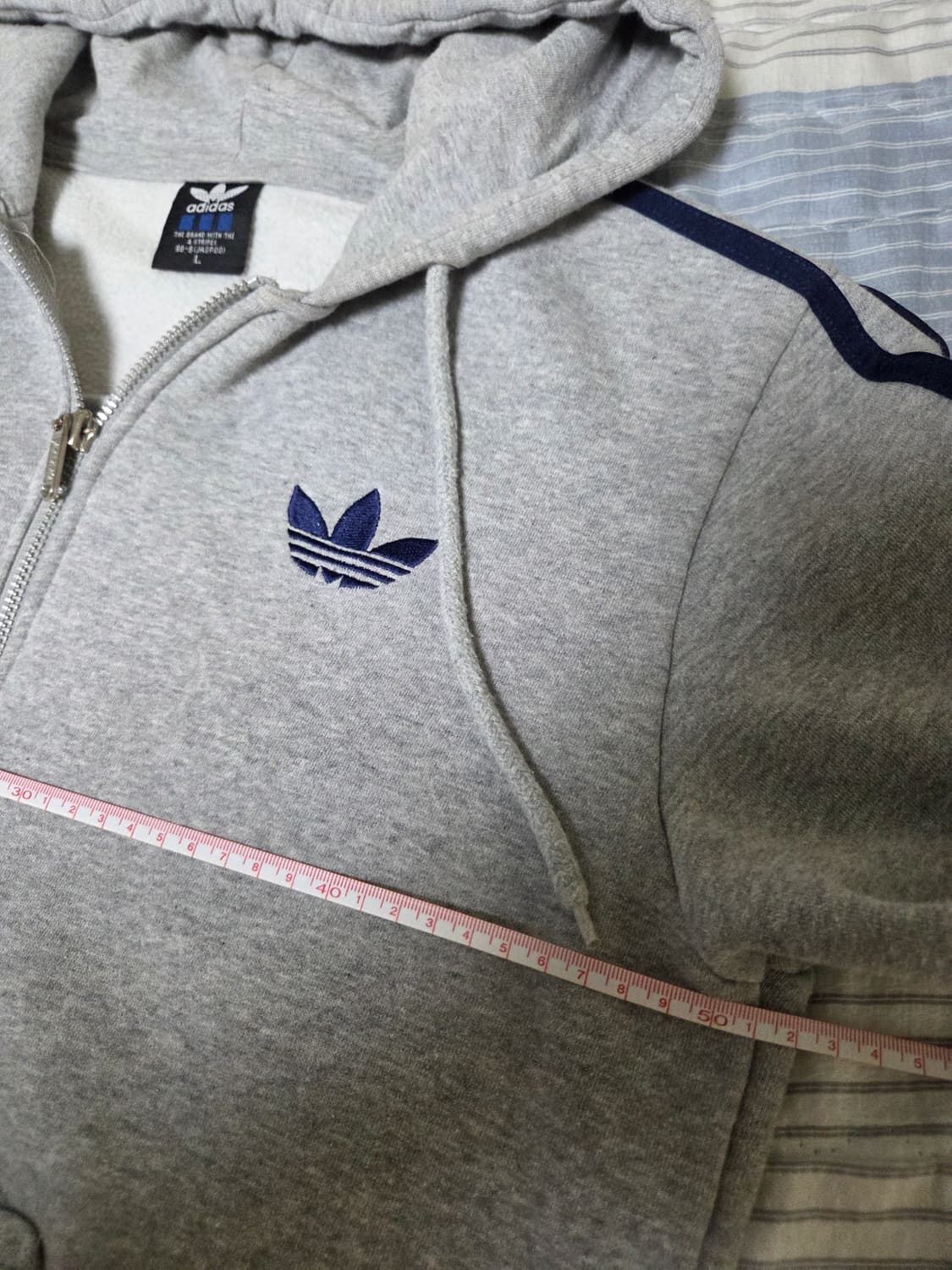 아디다스 구파이어버드 그레이퍼플 후드집업 상품이미지4