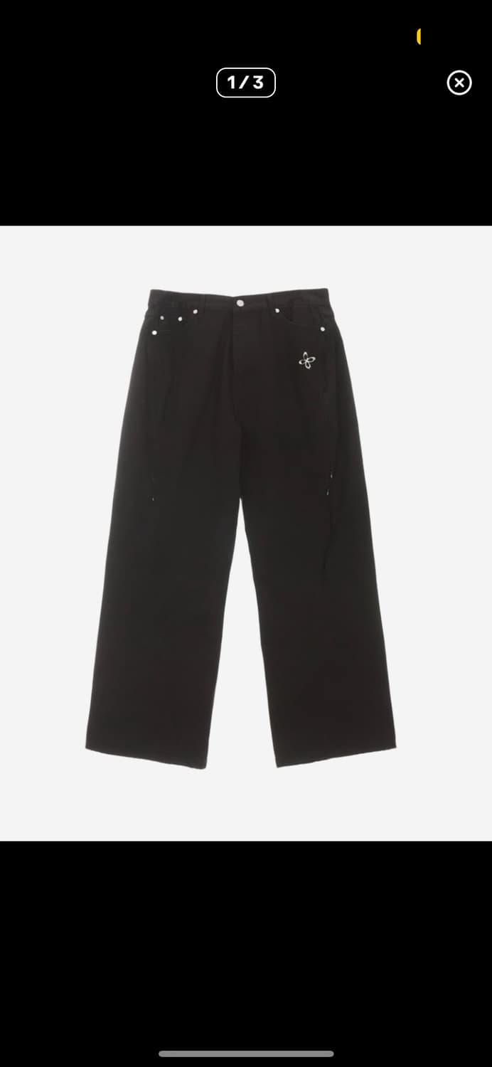 Surgery 써저리 컨실라인 데님팬츠 블랙s 상품이미지1