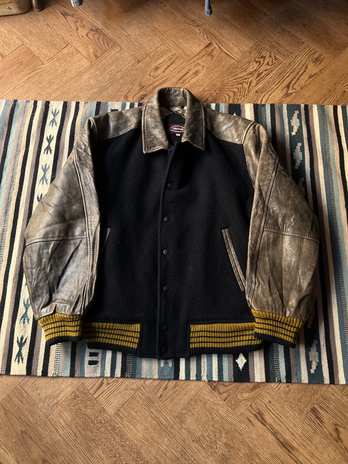 [M]BOSTON CLUB 리얼레더 울 바시티 자켓 상품이미지7