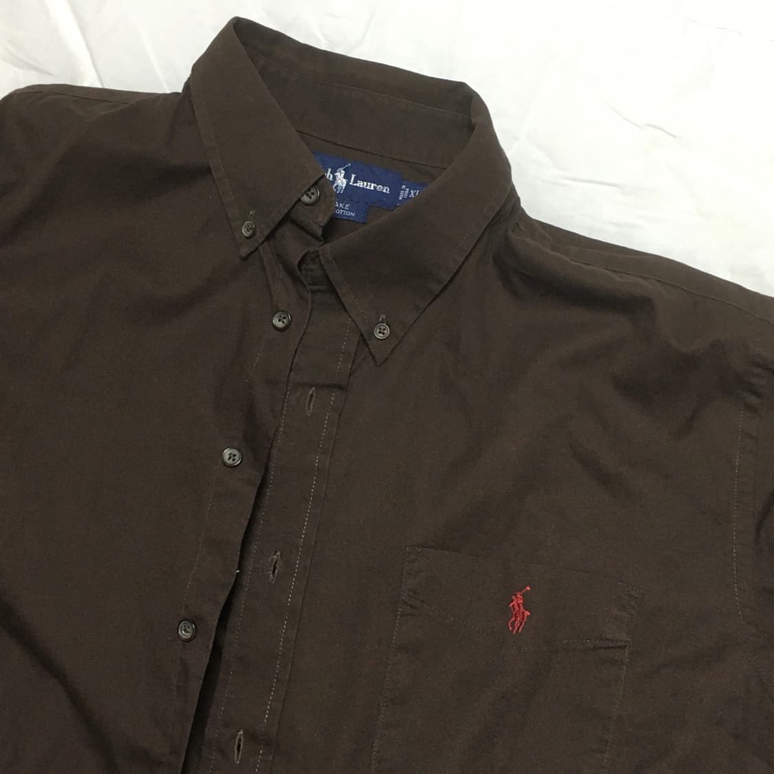 폴로 브라운 긴팔 셔츠 남방 상품이미지3