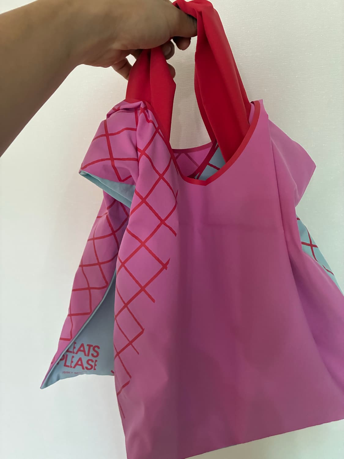 플리츠플리즈 이세이 미야케 리버서블 그래픽 토트백 🛍️ 상품이미지5