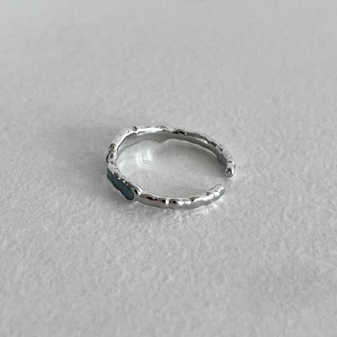 블루 웨이브 반지 상품이미지2