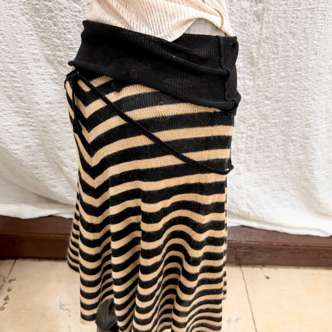 summer stripe knit ops 상품이미지7