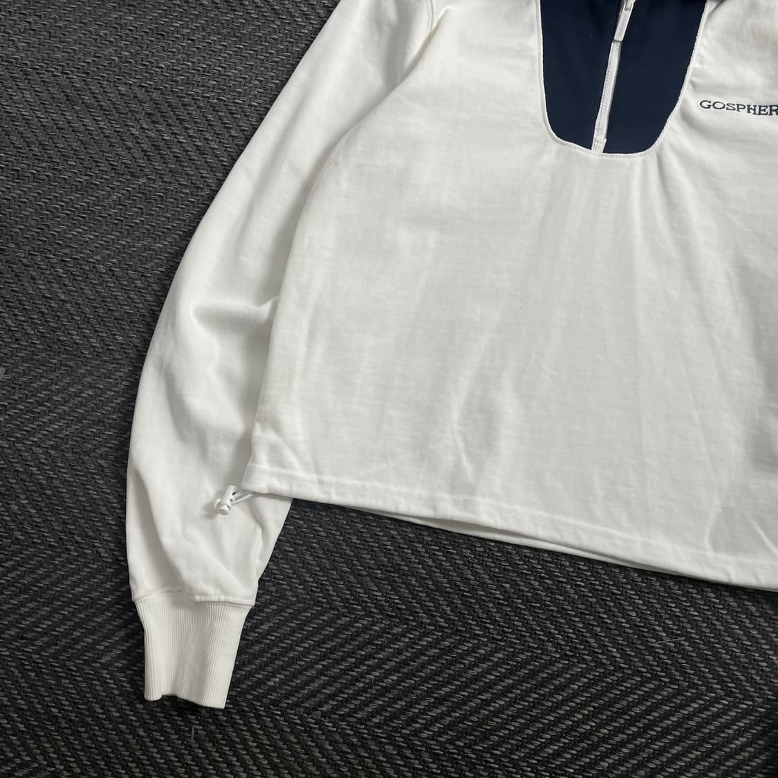 고스피어스 빅로고 우먼스 아노락 스웻 긴팔티y 3946 상품이미지5