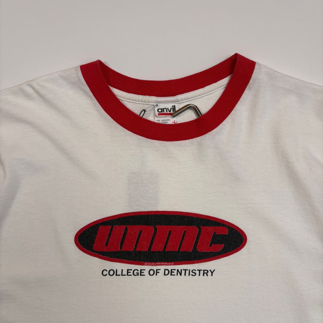 [L] 00s anvil UNMC ringer crew neck 상품이미지3