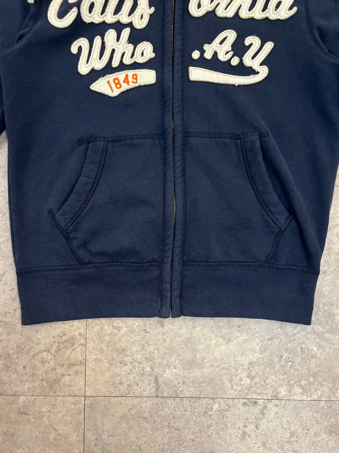 후아유 기모 후드집업 네이비 L #csz4040 상품이미지6