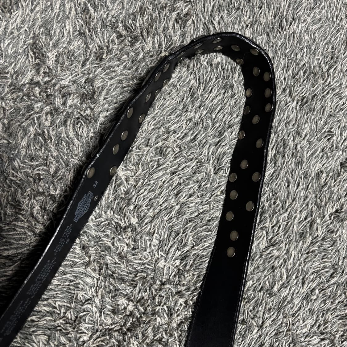 Harley Davidson Leather Belt 할리데이비슨 레더벨트 상품이미지7