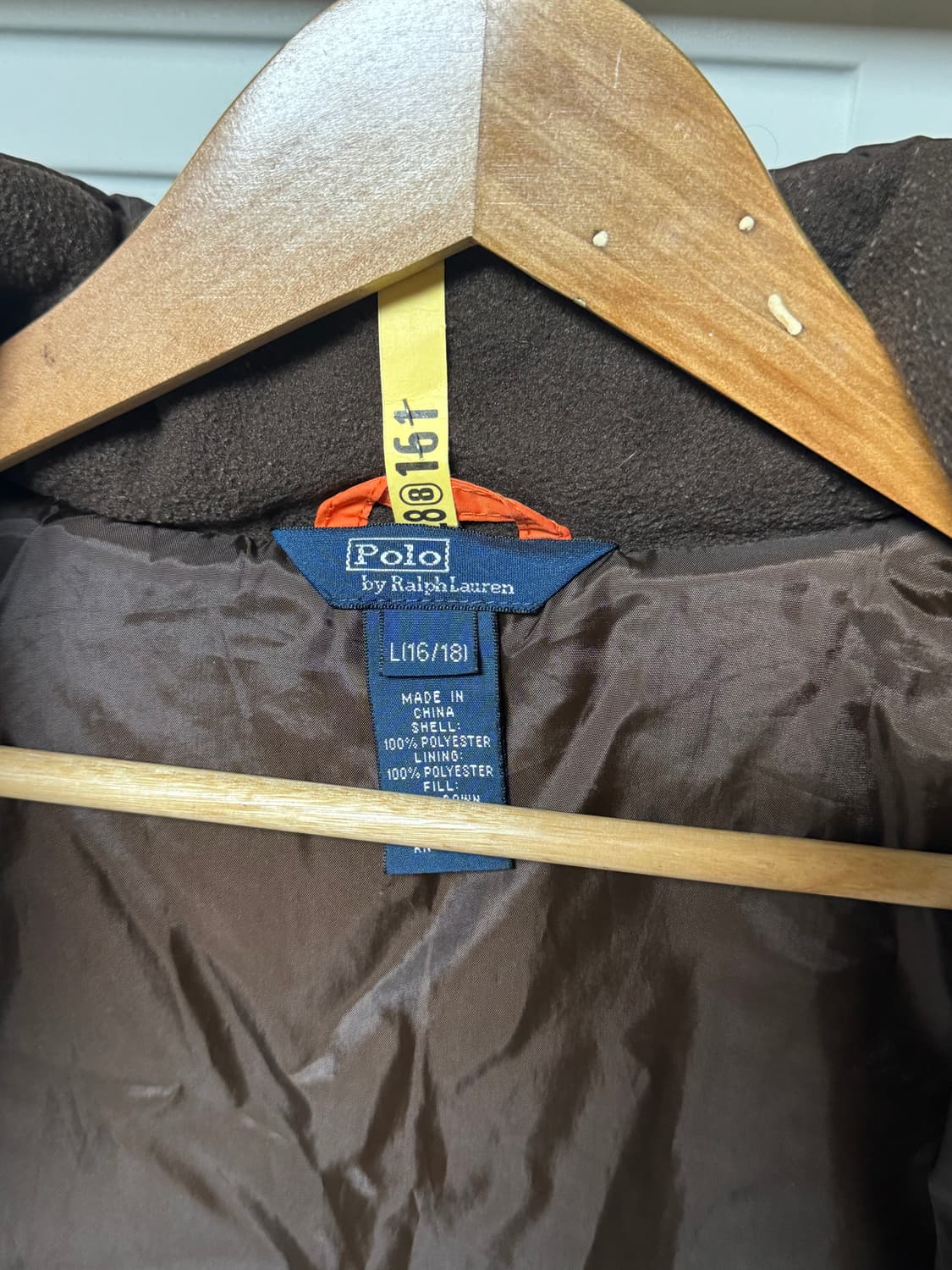 폴로 랄프로렌 브라운 패딩 항공 자켓 상품이미지7