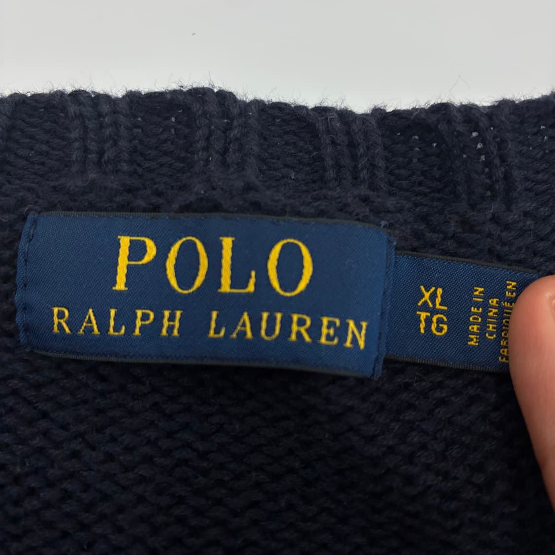Polo  폴로 랄프로렌 코튼 성조기 네이비 니트  상품이미지4