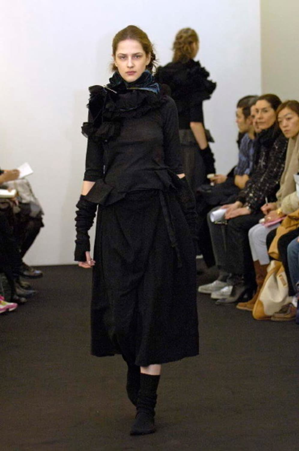 AD2006 Cupra Texture Patchwork Skirt 상품이미지8