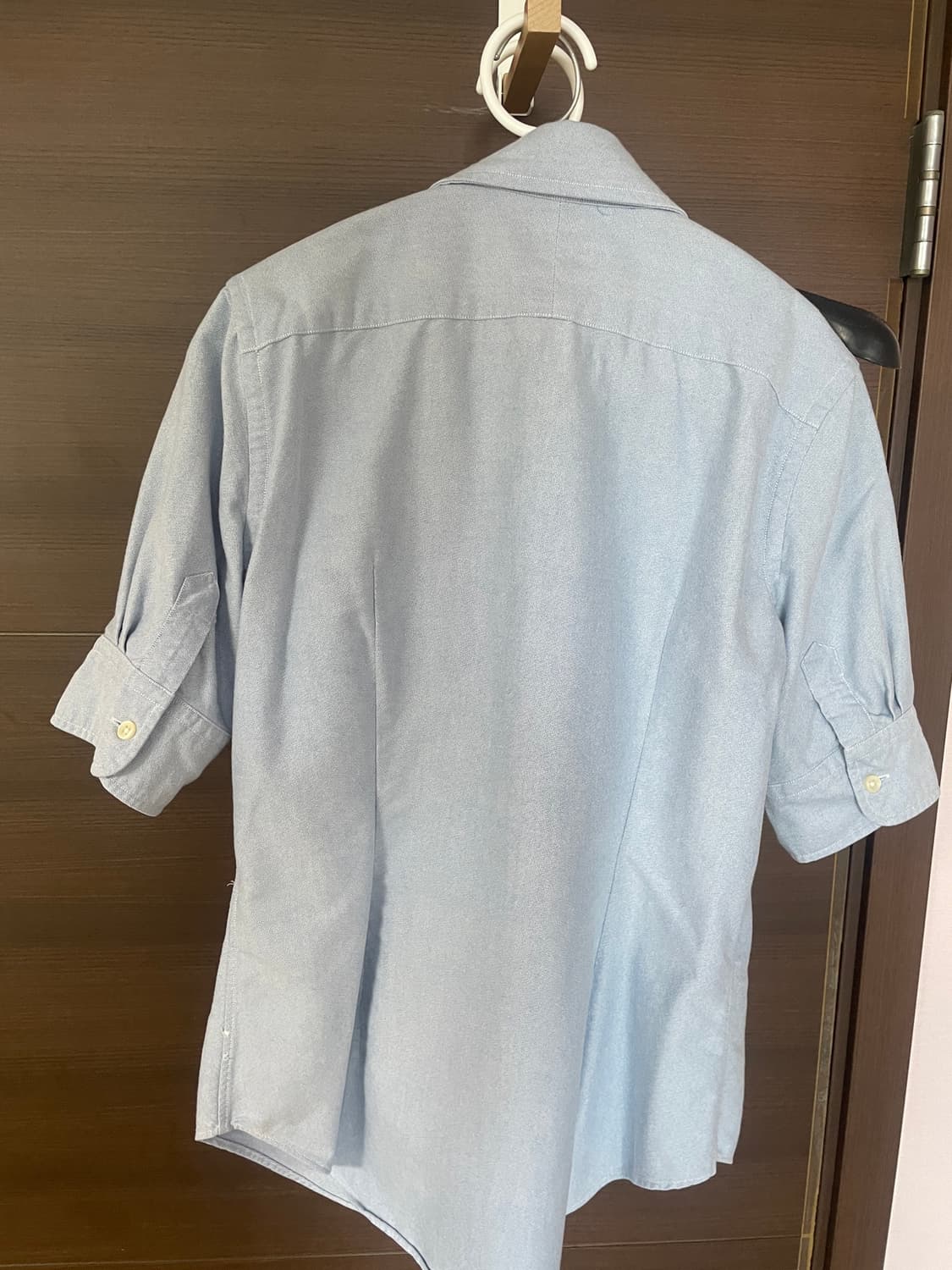 폴로 랄프로렌 하늘색 옥스포드 반팔셔츠 상품이미지4