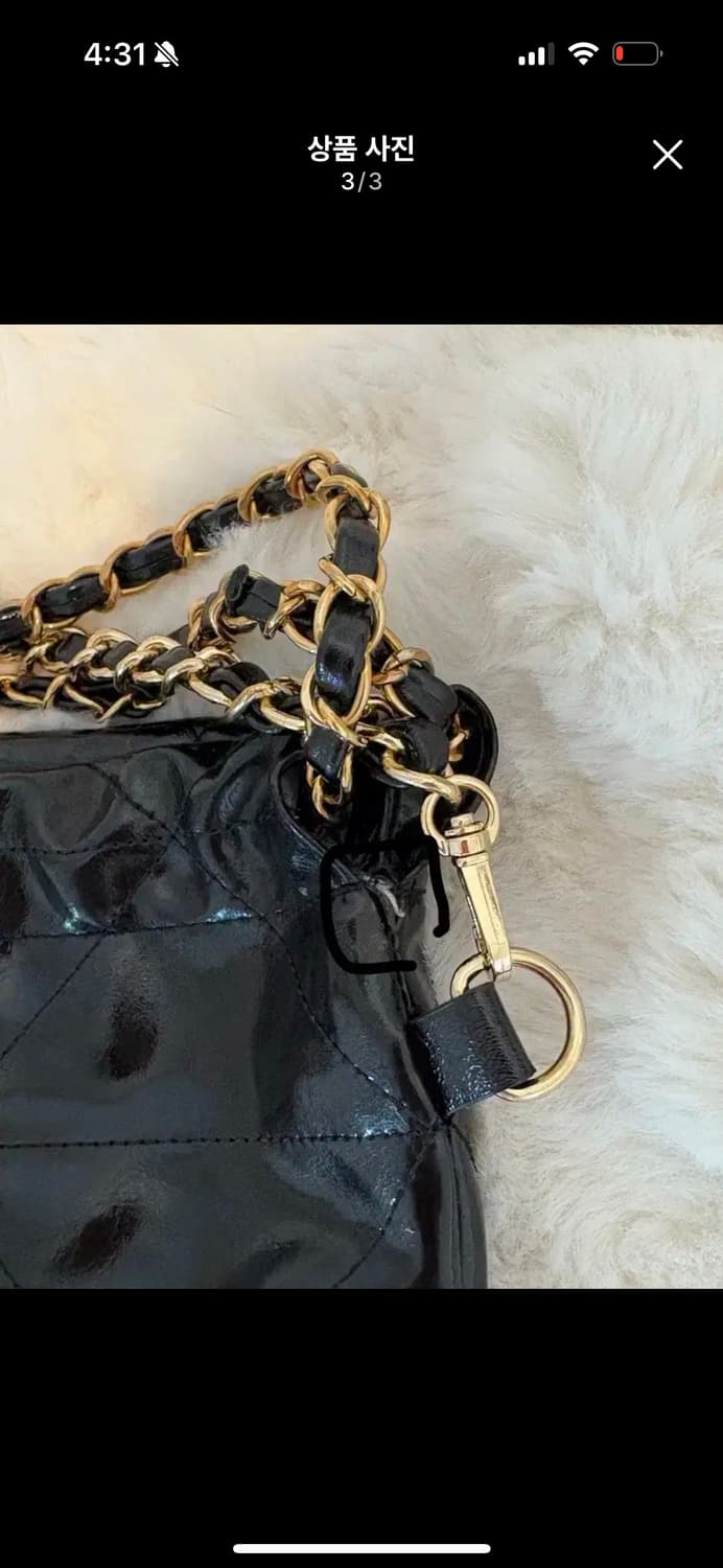 아노에틱 체인 숄더 백 ANC DRAW CHAIN SHOULDER BAG 상품이미지3