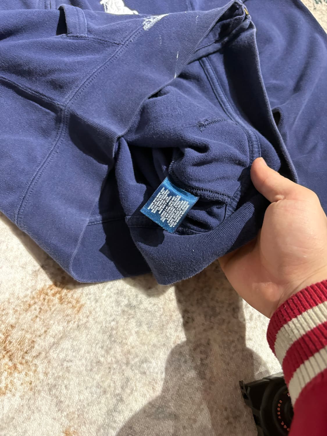 폴로 빅포니 프린팅 커스텀 후드집업 상품이미지9