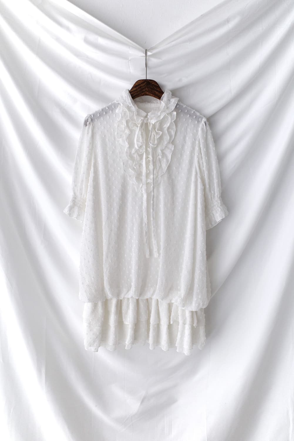 dot frill one-piece 상품이미지1