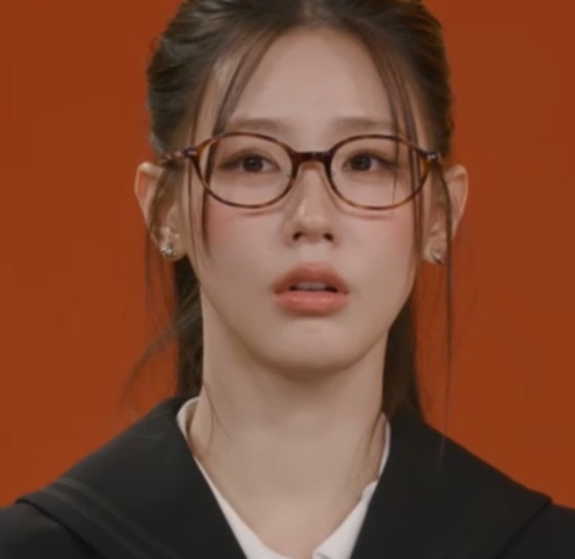 DPEW 리가드 오발 뿔테 안경 호피 선글라스 뉴진스 패션 갸루 상품이미지5