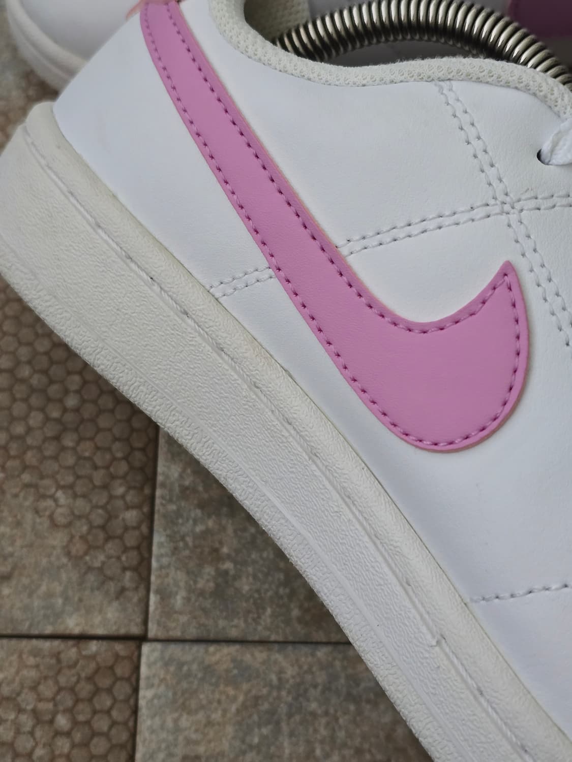 (240)나이키 코트 로얄 2 화이트 핑크 상품이미지5