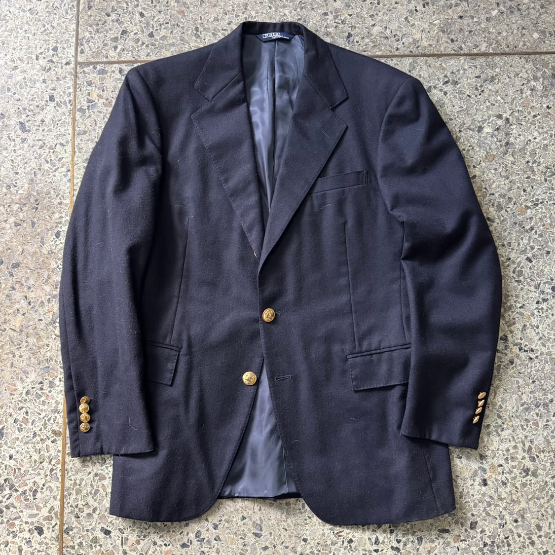 [L] Polo 폴로 랄프로렌 금장 싱글 스트라파타 블레이저 상품이미지1