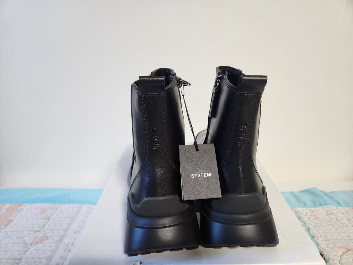 (새상품) SYSTEM HOMME 시스템 옴므 가죽 워커 260 사이즈 상품이미지3