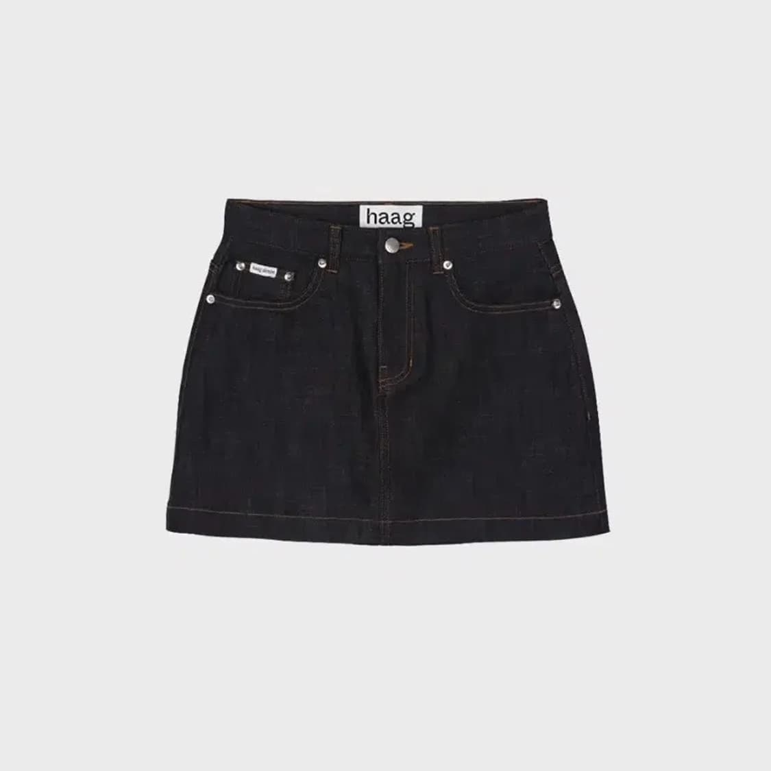 헤이그 Haag 인디고 데님 미니스커트 m 상품이미지1