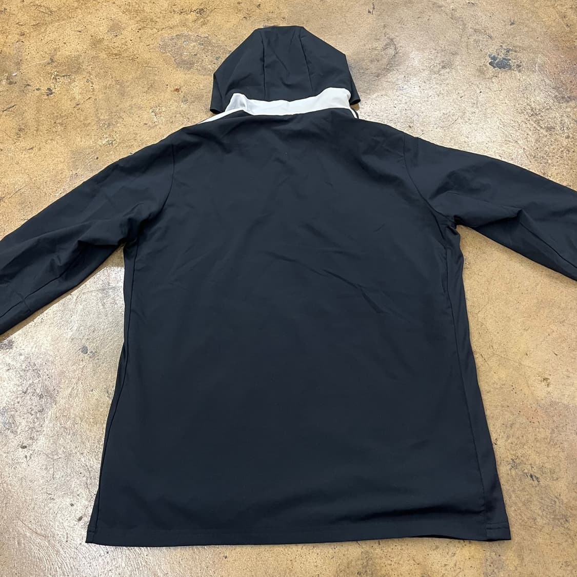 [정품/3XL] 아디다스 3선 후드 바람막이 블랙 b8 상품이미지4